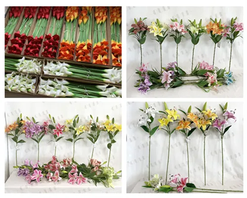 Künstliche Lilie -Arrangements für moderne Häuser - Elegante Kunstlily Decor -Ideen