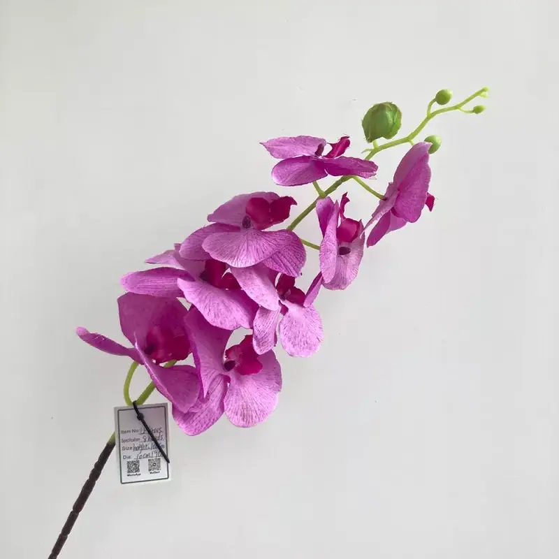 8 Köpfe Seide Künstliche Orchidee
