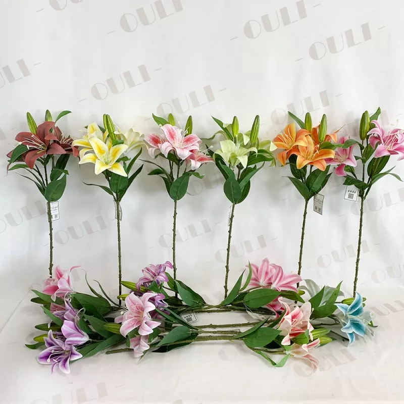 Künstliche Lilienblumen