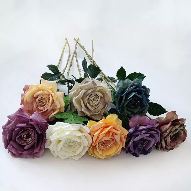 Single künstliche Rose