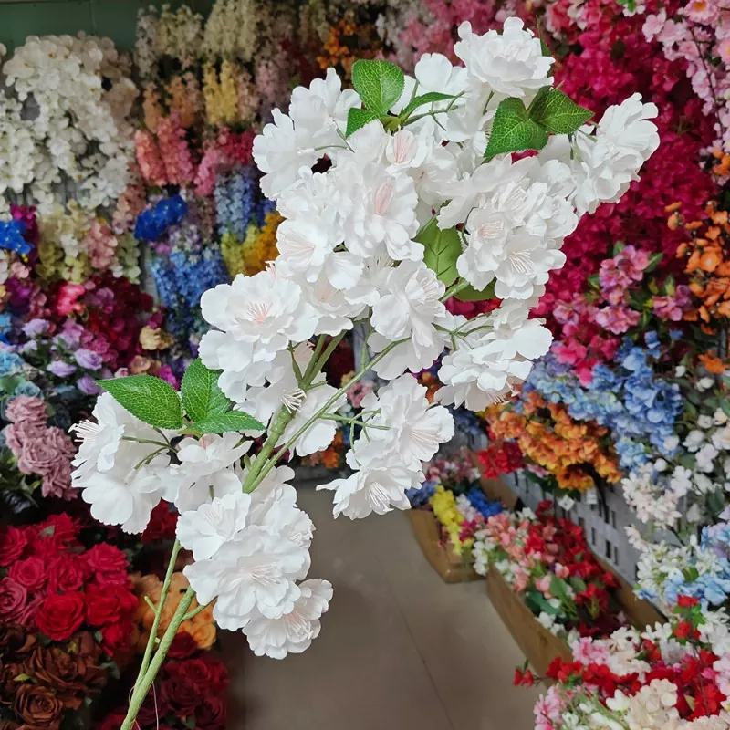 Weiße Kirschblüte Künstliche Blumen